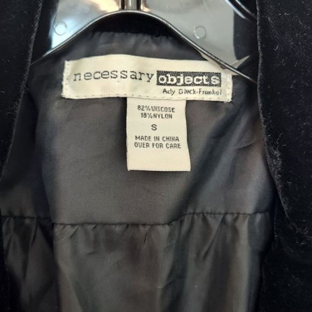 Necessary Objects Velvet Jacket/Blazer - Picture 8 of 8